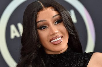 Cardi B attends the 2021 American Music Awards Red Carpet Roll-Out
