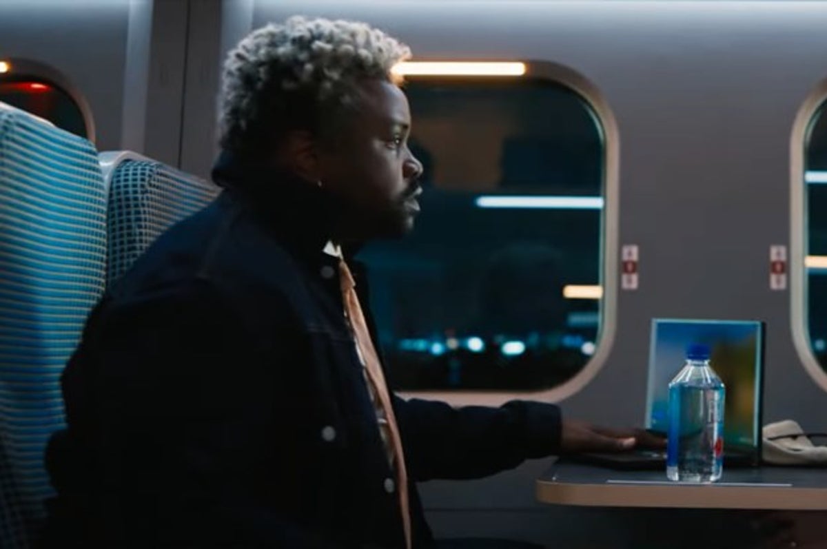 Bullet Train- The water Bottle Scene. 