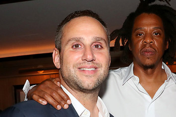 Michael Rubin and Jay Z are pictured together
