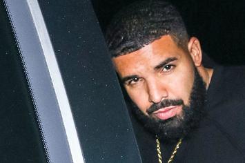 Drake pictured in a car in 2019