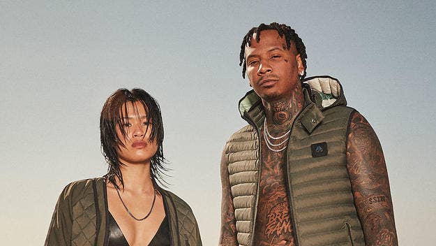 As spring approaches, Moose Knuckles reveals its spring collection along with its SS22 campaign featuring rapper Moneybagg Yo and model Justine Biticon.