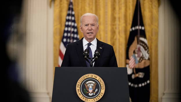 Joe Biden was heard calling a Fox News reporter a "stupid son of a b*tch" following a question about inflation during his Monday press conference.