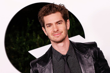Andrew Garfield attends GQ "Man of the Year" party.