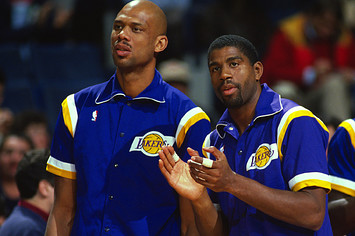 Magic Johnson and Kareem Abdul-Jabbar on the 1980s Lakers