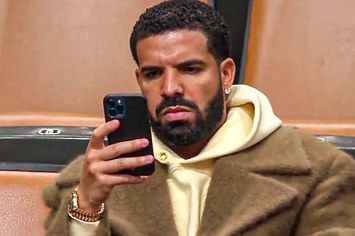 Drake is seen creating a new meme