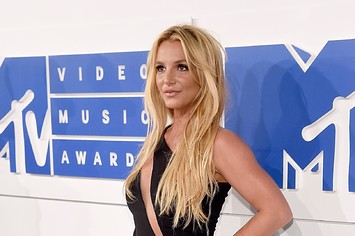 Britney Spears attends the 2016 MTV Video Music Awards at Madison Square Garden