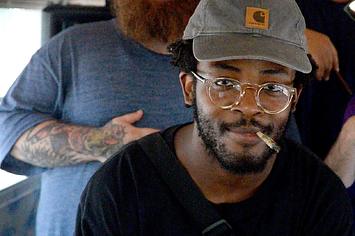 KnXwledge attends The "VICELAND" Comic-Con Party Bus in 2016