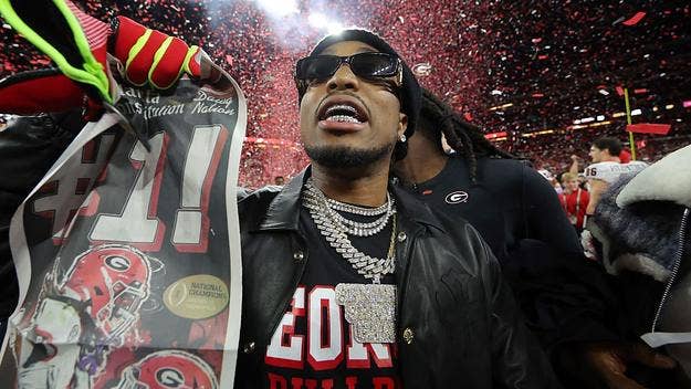 The Migos MC called out the Certified Lover Boy himself—jokingly, of course—on Instagram Stories on Monday night after the Georgia Bulldogs beat out Alabama.