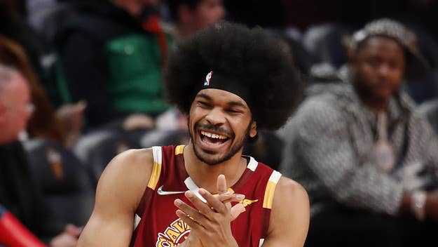 Jarrett Allen went for comfort over flair to kick off his first-ever All-Star Weekend, leading social media users to react loudly enough to draw a response.