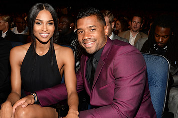 Ciara and Russell Wilson at the ESPYS