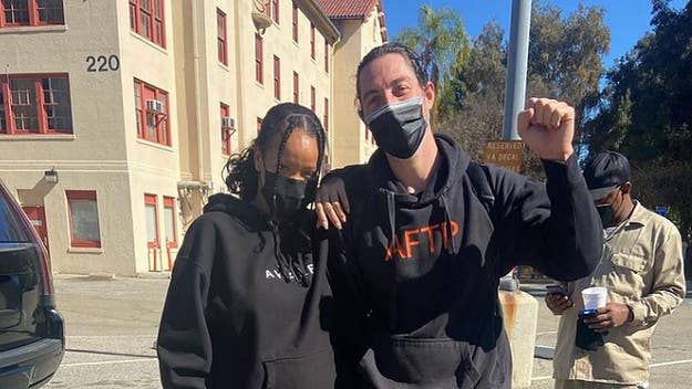 Not long after revealing her pregnancy, Rihanna visited the West Los Angeles Veterans Affairs campus to show meaningful support to homeless vets.
