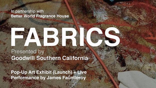 The pop-up art exhibit is titled "FABRICS" and has already inspired a Grammy-winning songwriter to write and record an entire album inspired by the project.