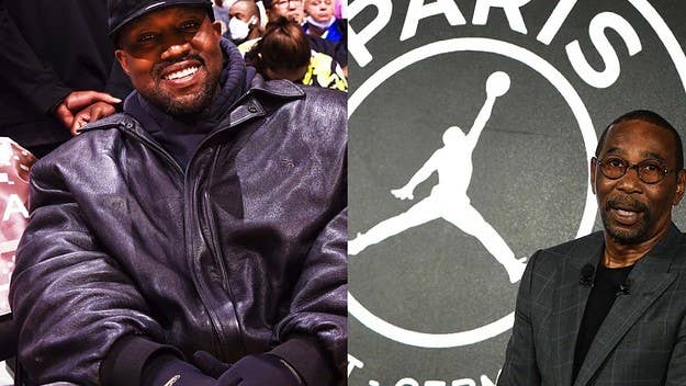 Jordan Brand chairman Larry Miller says 'never say never' with regards to a potential brand collaboration with Yeezy designer Kanye West. Find out more here.
