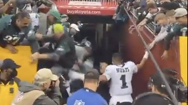 Jalen Hurts wants answers and accountability after a railing collapsed next to him following his team's game against the Washington Football Team.