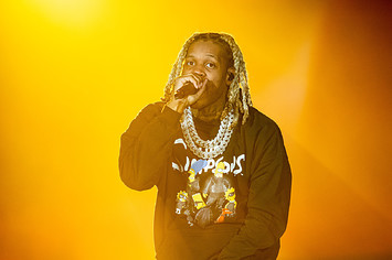 Lil Durk performs during Rolling Loud at NOS Events Center on December 10, 2021