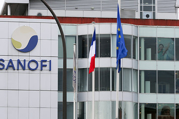 Sanofi biotechnology facility in a Paris suburb, France.