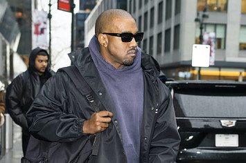 Kanye West is seen in Chelsea on January 05, 2022.