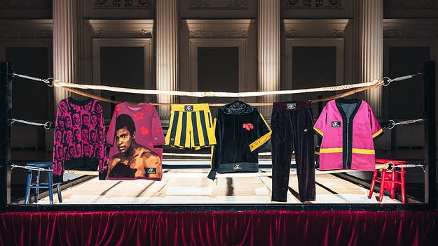In celebration of the boxing legend's 80th birthday, the athletic wear brand teamed up with Don C to create a range of boxing-inspired pieces.