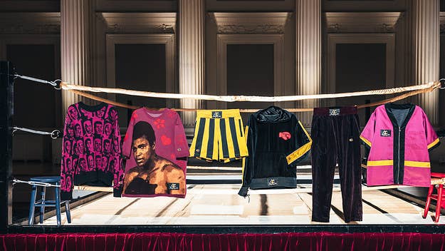 In celebration of the boxing legend's 80th birthday, the athletic wear brand teamed up with Don C to create a range of boxing-inspired pieces.