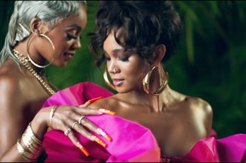 Tai'Aysha's music video for 'One Time Ting' featuring Saweetie