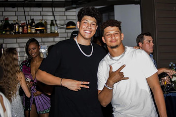 Patrick Mahomes and his troublesome brother, Jackson Mahomes.