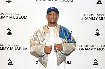 Hit Boy attends a conversation with Nas and Hit Boy at The GRAMMY Museum