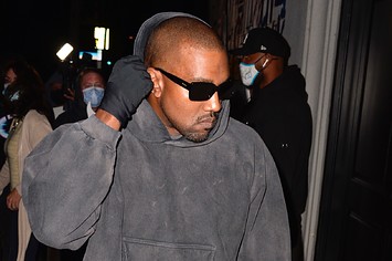 Kanye West appears at Chicago West's birthday party