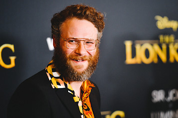 Seth Rogen photographed in Hollywood