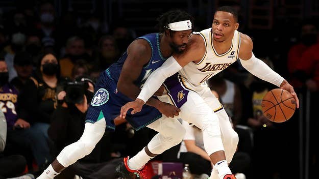 Patrick Beverley poked fun at Russell Westbrook's recent struggles with the Lakers on Twitter, using the same wording Westbrook used a few years back.