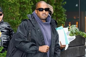 Kanye West is seen in Chelsea in January
