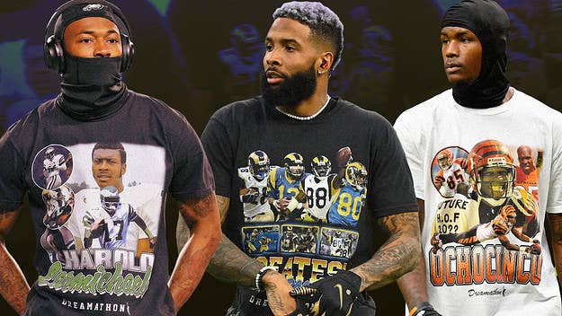 Dreamathon's vintage-inspired graphic tees have become the NFL pregame uniform for players like Odell Beckham Jr. &amp; Justin Jefferson this season. Here's how.