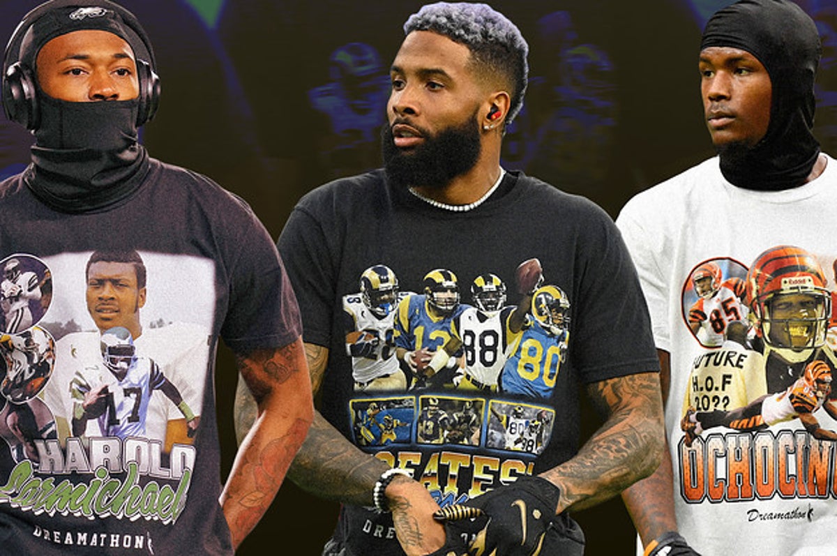 Dreamathon T-Shirts Have Become the Pregame Uniform for NFL Stars Like  Odell Beckham Jr. Here's How.