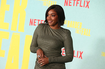 Tiffany Haddish attends the Los Angeles premiere of "The Harder They Fall"