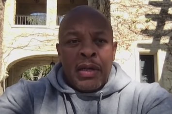 Dr. Dre speaks with TMZ after Super Bowl LVI Halftime Show.