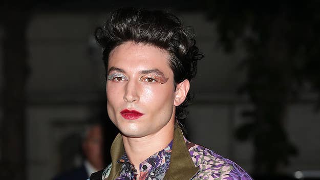 Ezra Miller, who will next be seen in the latest 'Fantastic Beasts' entry this April, explained when sharing the video that this is "not a joke."