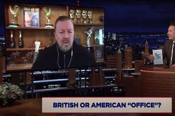 ricky gervais chooses american office.