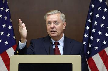 Lindsey Graham photographed in 2019