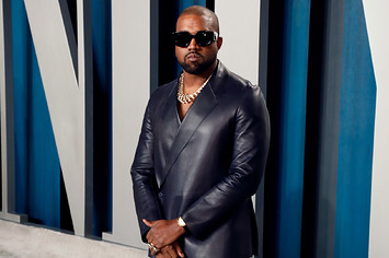 Kanye West at Vanity Fair Oscar party