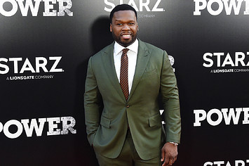 Photograph of 50 Cent at a Starz event