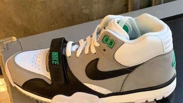 The classic Nike Air Trainer 1 Mid 'Chlorophyll' is returning in 2022 in celebration of the shoe's 35th anniversary. Click here for a first look.