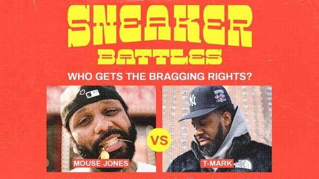 In this episode of Sneaker Battles, Terrel Marcus (aka T-Mark) is facing off against Mouse Jones who has the best sneakers in their respective collections.