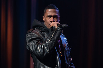 Nick Cannon performs during the Amateur Night Season Opener at The Apollo Theater