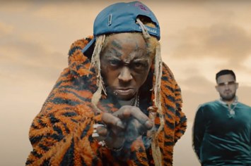 screenshot of Lil Wayne's new music video