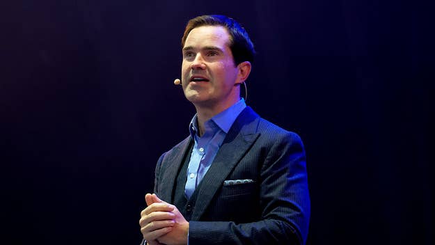 Comedian Jimmy Carr has landed himself in hot water for making light of the Holocaust in his latest Netflix stand-up special 'His Dark Material.'