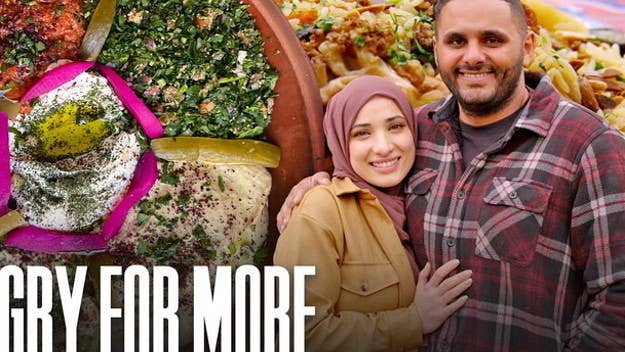 Owners Abdul Elenani and Ayat Masoud opened their restaurant Ayat serving up hearty Palestinian dishes that are large enough to feed a family. Ayat, who grew up
