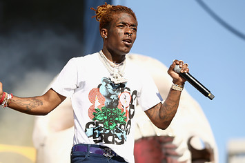 Lil Uzi Vert performing on stage at Rolling Loud