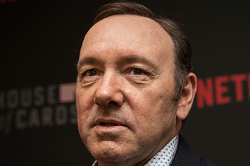 Kevin Spacey attends 'House of Cards' premiere screening.