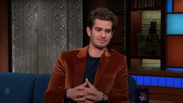 Andrew Garfield joined 'The Late Night with Stephen Colbert' and shared a touching message about dealing with grief and remembering his late mother.