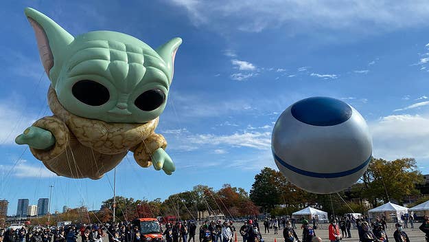 Funko CEO Brian Mariotti speaks on the creation of the Star Wars-themed Macy's Thanksgiving Day Parade balloon, unboxing Pop figures, and his own collection.