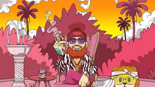 Latin trap artist Miky Woodz has released his latest EP 'Living Life'—the rapper's own motto—featuring appearances from Darell and Myke Towers.